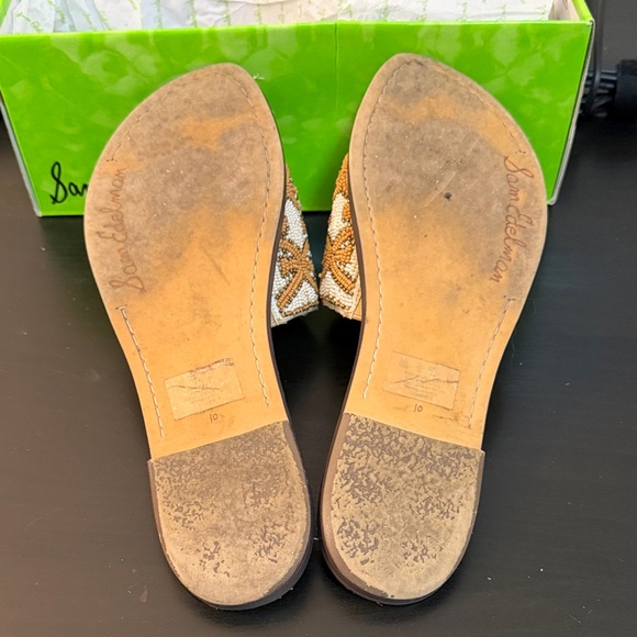 Sam Edelman Beaded Sandals size 10 - Picture 4 of 5